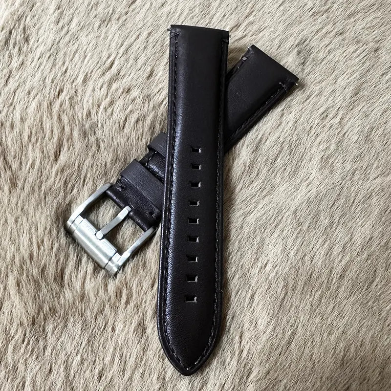 Fossil 22mm Coffee Leather Watch Strap -Craftsmanship Timepieces